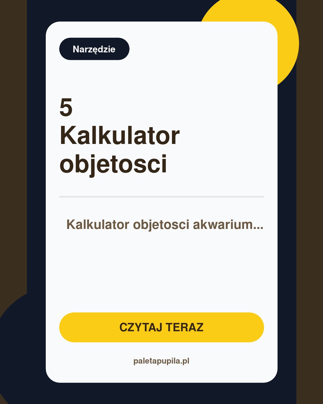 Aquarium volume calculator